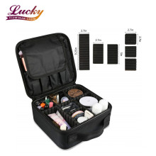 Makeup Train Case Cosmetic Case Travel Makeup Bag Organizer Mini Train Case Makeup Artist Organizer Portable Storage Bag